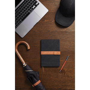 Fotografie k reklamnímu předmětu „Zápisník VINGA Bosler A5 z RCS recykl. canvas“