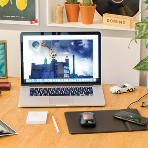 Fotografie k reklamnímu předmětu „Podložka pod myš s bezdrátovým nabíjením 5W“