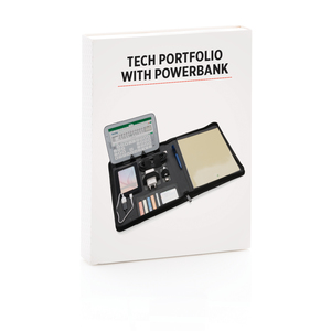 Fotografie k reklamnímu předmětu „Portfolio s powerbankou“